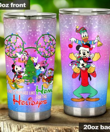 Festive Holiday Tumbler 20Oz - Disney Characters, Christmas Cheer, Insulated Cup