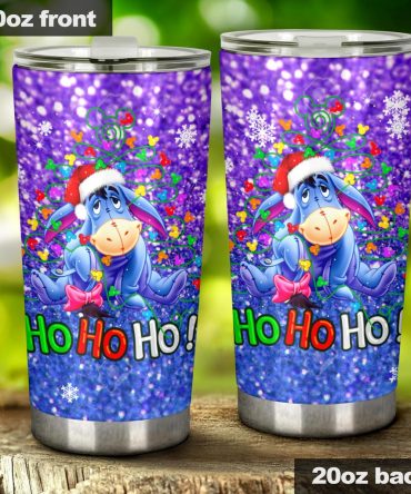Festive 20Oz Tumbler - Cute Donkey Design, Holiday Cheer, Perfect Gift!