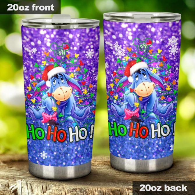 Festive 20Oz Tumbler - Cute Donkey Design, Holiday Cheer, Perfect Gift!