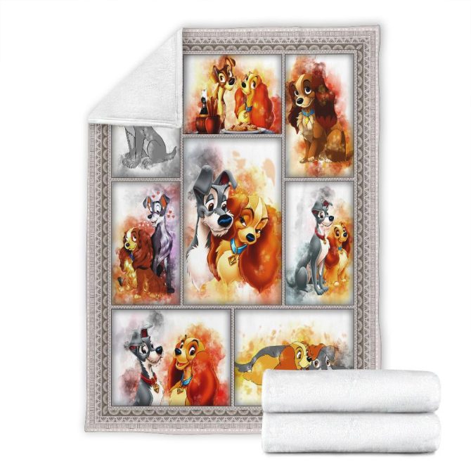 Cozy Cartoon Dogs Fleece Blanket - Perfect Gift For Animal Lovers & Kids Room Decor - Image 4