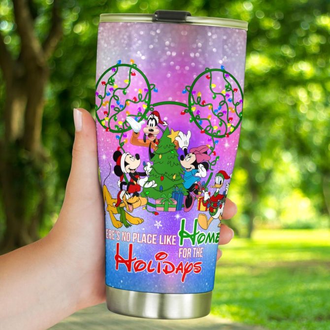 Festive Holiday Tumbler 20Oz - Disney Characters, Christmas Cheer, Insulated Cup - Image 5