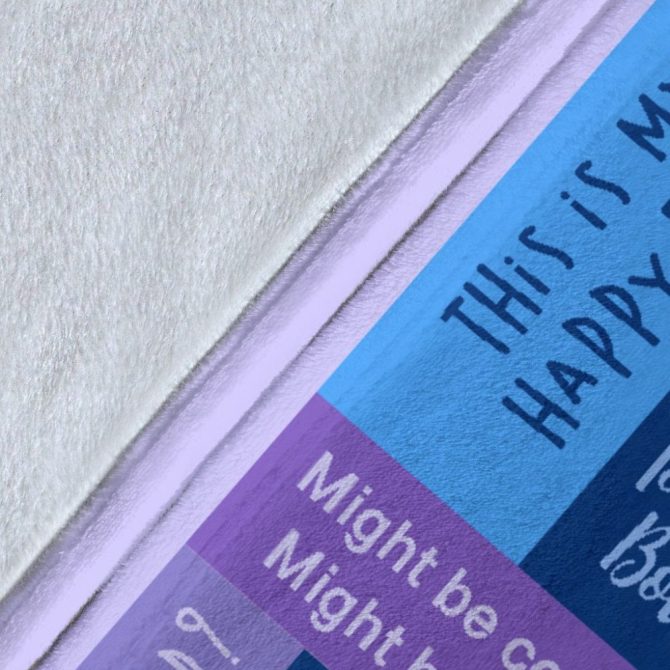 Cozy Eeyore Fleece Blanket - Cute & Inspirational Quotes For Kids & Adults - Perfect Gift! - Image 5