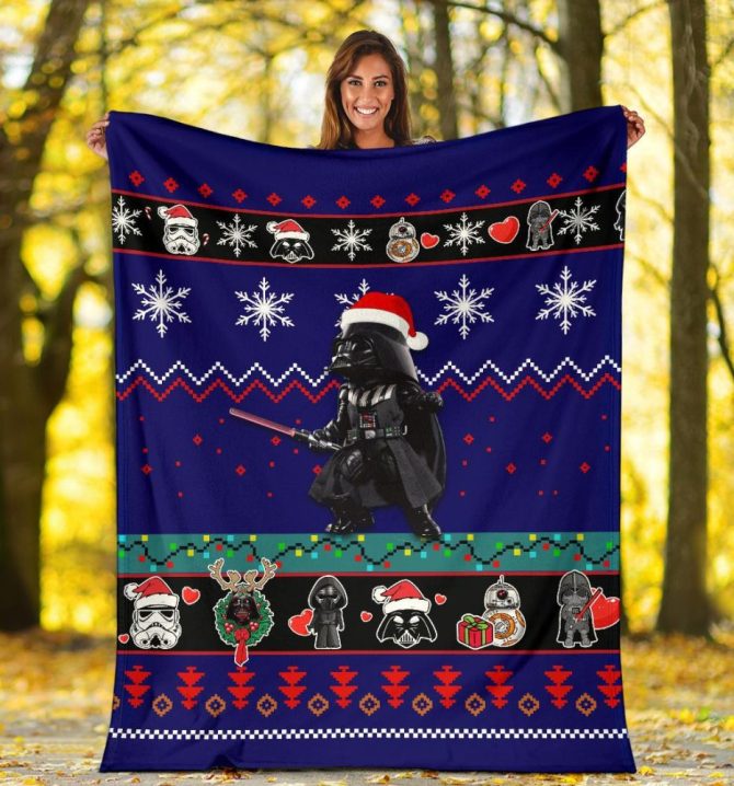 Cozy Star Wars Christmas Throw Blanket - Perfect Holiday Gift For Fans! - Image 5