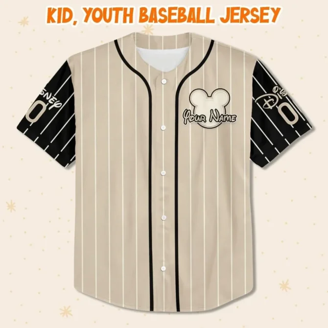 Customizable Youth/Adult Baseball Jersey – Personalize With Your Name! Perfect Gift For Fans - Image 2
