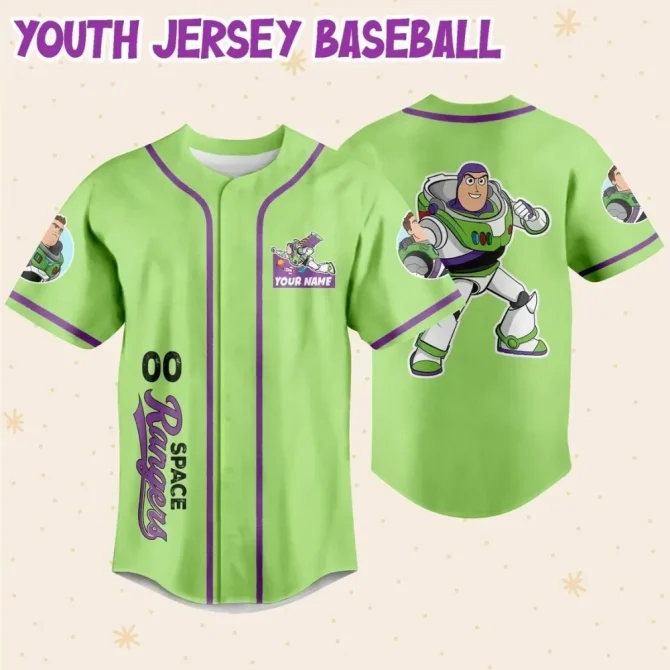 Customizable Space Ranger Jersey - Kids/Youth/Adult - Add Name & Number! - Image 4