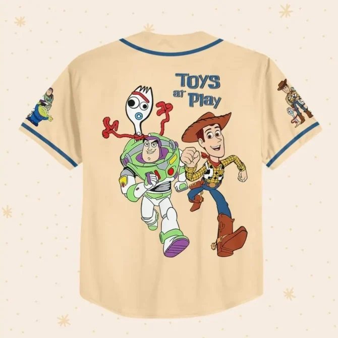 Custom Toy Story Baseball Jersey - Add Name & Number - Kids/Youth/Adult Sizes Available - Image 3