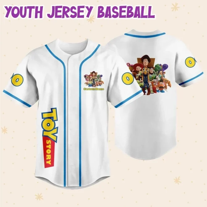 Custom Toy Story Baseball Jersey - Kids/Youth/Adult Sizes - Add Name & Number! - Image 4
