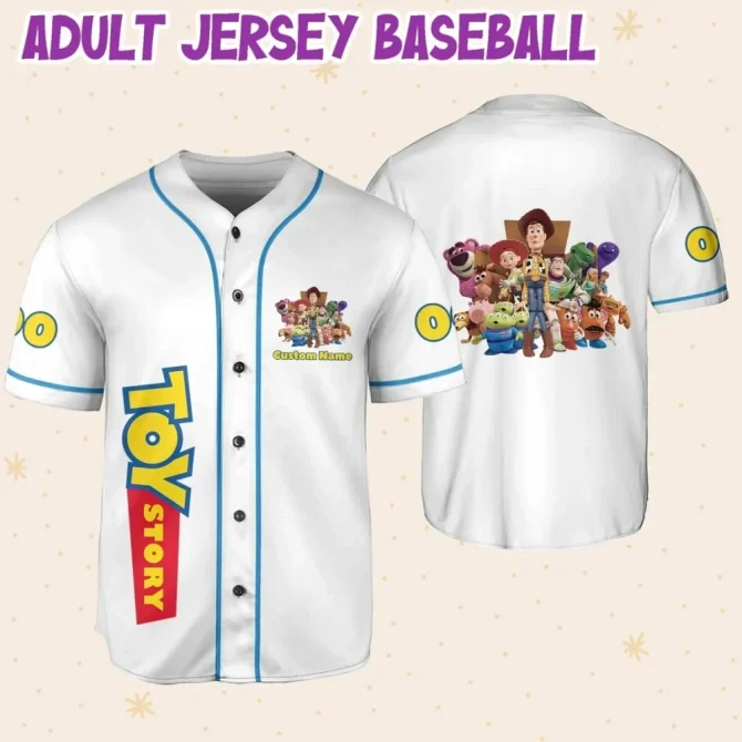 Custom Toy Story Baseball Jersey - Kids/Youth/Adult Sizes - Add Name & Number! - Image 6