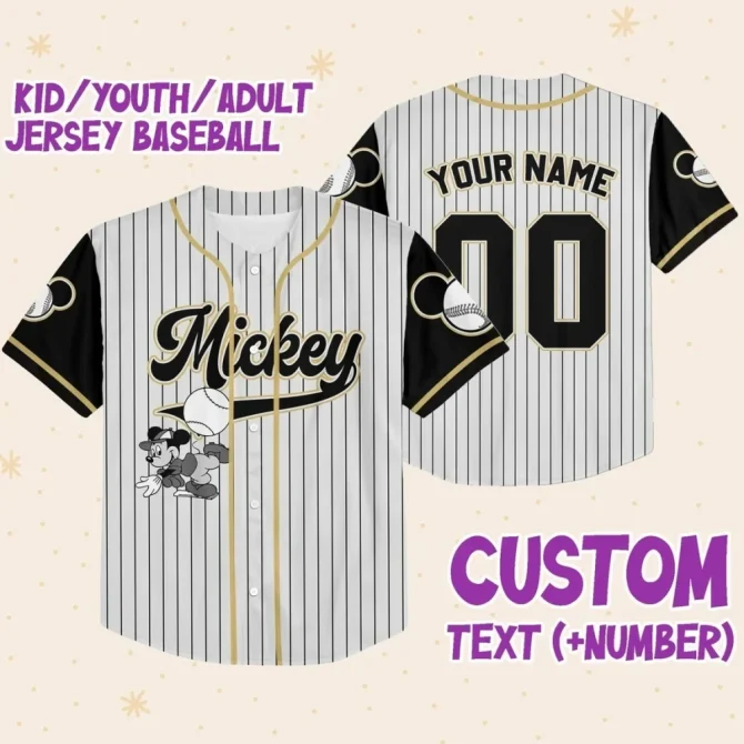 Custom Baseball Jersey For Kids/Adults - Personalize Your Name & Number