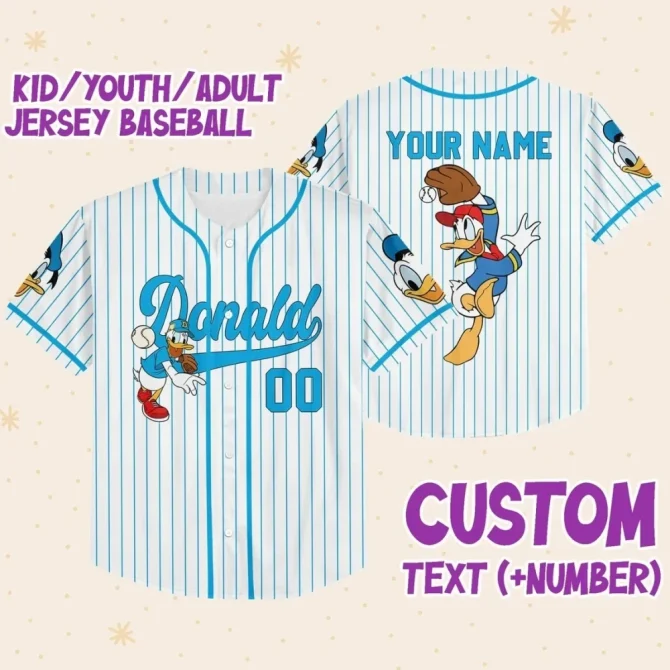 Custom Baseball Jersey For Kids/Youth/Adults - Personalize Name & Number!