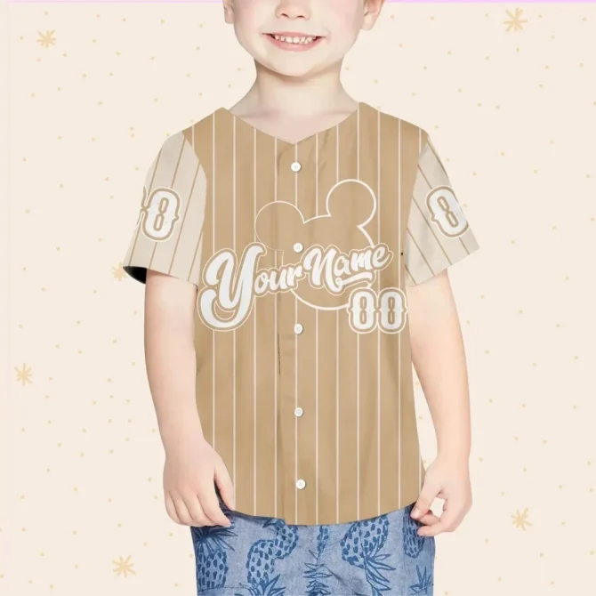 Custom Kids/Youth/Adult Disney Baseball Jersey With Name & Number - Unique Gift! - Image 4