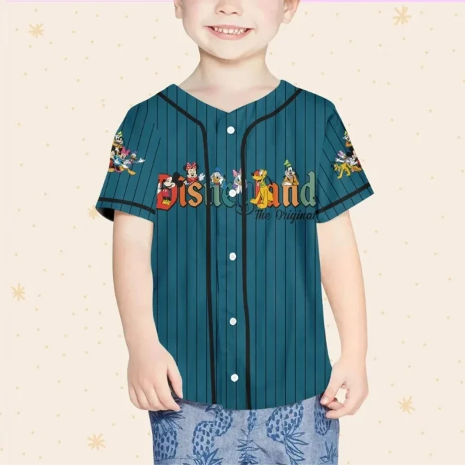 Custom Name Baseball Jersey - Kids/Youth/Adult Sizes - Fun Cartoon Design, Personalized Sports Shirt - Image 4