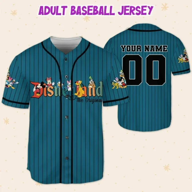 Custom Name Baseball Jersey - Kids/Youth/Adult Sizes - Fun Cartoon Design, Personalized Sports Shirt - Image 5