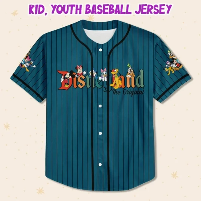 Custom Name Baseball Jersey - Kids/Youth/Adult Sizes - Fun Cartoon Design, Personalized Sports Shirt - Image 2