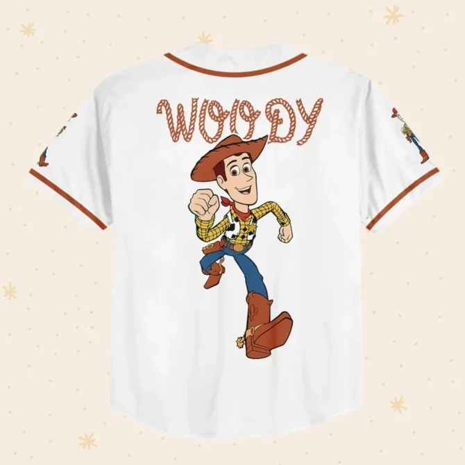 Custom Toy Story Baseball Jersey - Kids/Youth/Adult Sizes - Add Your Name & Number - Image 3