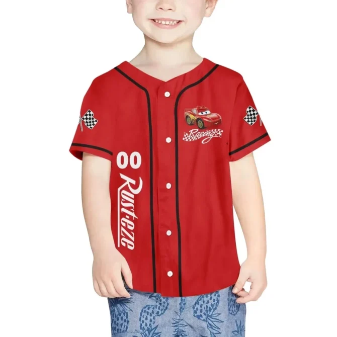 Custom Lightning Mcqueen Jersey - Kids/Youth/Adult Sizes - Add Name & Number - Image 5