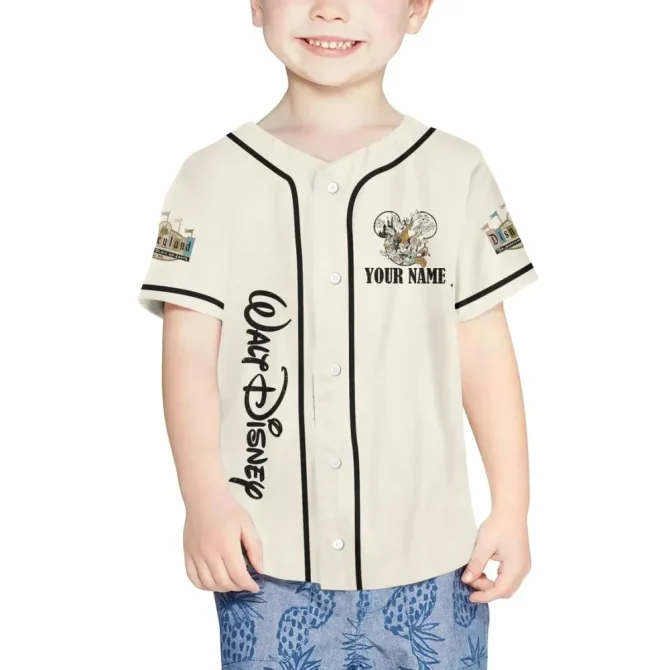 Custom Disney Baseball Jersey For Kids/Youth/Adults – Personalize With Name & Number - Image 5