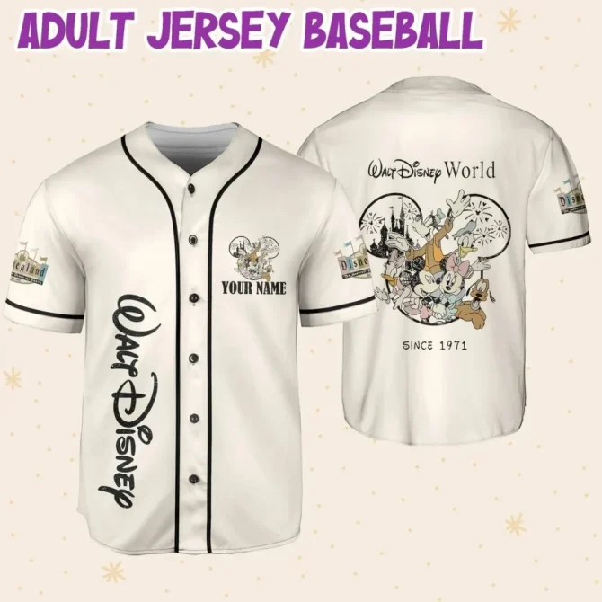 Custom Disney Baseball Jersey For Kids/Youth/Adults – Personalize With Name & Number - Image 6