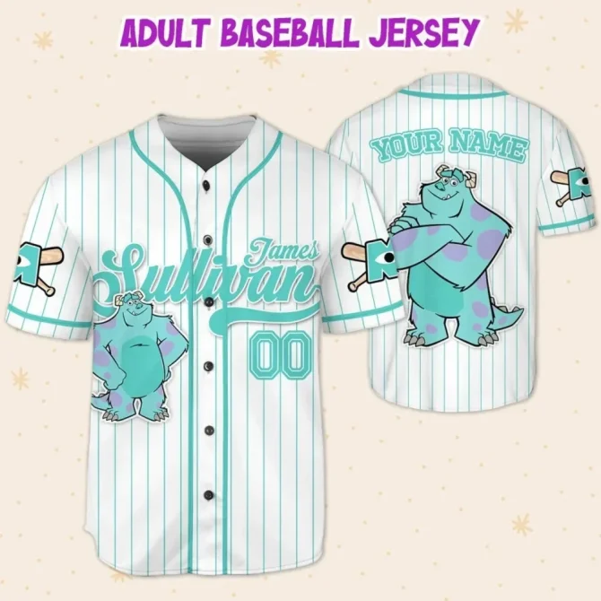 Custom Monster Baseball Jersey - Kids/Youth/Adult Sizes - Add Name - Perfect Gift! - Image 6