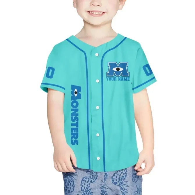 Custom Monster Baseball Jersey For Kids/Youth/Adults - Personalized Name & Number - Image 5