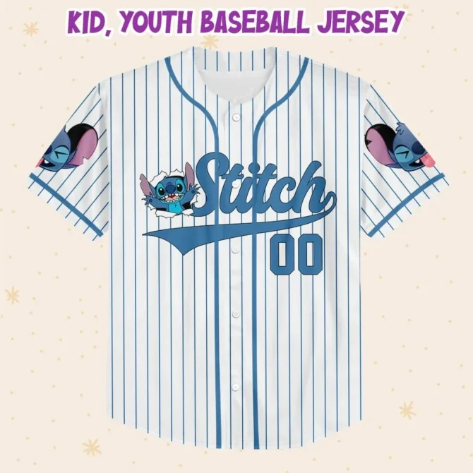 Custom Stitch Baseball Jersey For Kids/Youth/Adults - Personalized Text & Number - Image 2