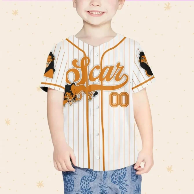 Custom Name Lion Baseball Jersey For Kids/Adults - Personalize Your Unique Style! - Image 4