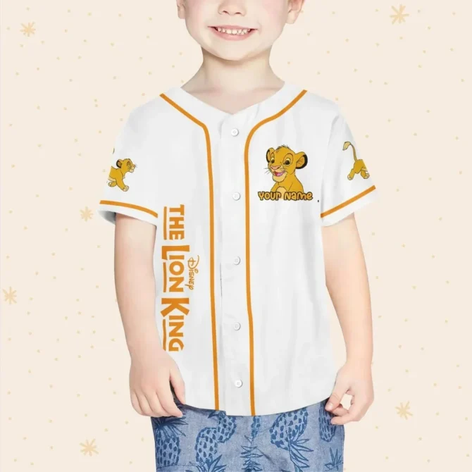 Custom Disney Lion King Baseball Jersey - Kids/Youth/Adult Sizes - Add Name & Number - Image 4