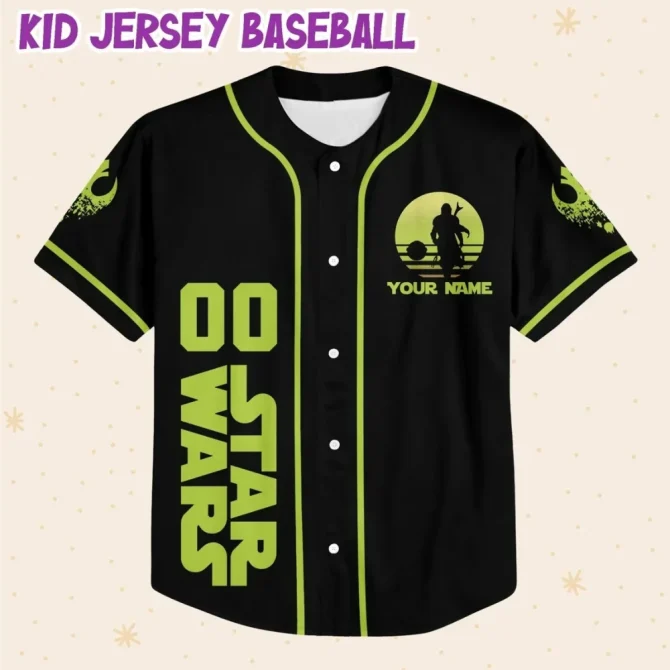 Custom Star Wars Baseball Jersey - Kids/Youth/Adult - Personalize Name & Number - Image 2