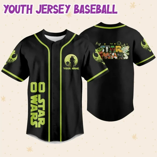 Custom Star Wars Baseball Jersey - Kids/Youth/Adult - Personalize Name & Number - Image 5