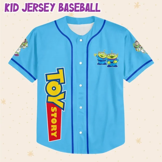 Custom Toy Story Baseball Jersey – Personalize Name & Number For Kids/Youth/Adults - Image 2