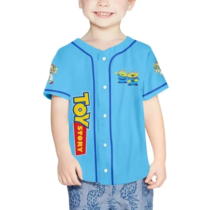 Custom Toy Story Baseball Jersey – Personalize Name & Number For Kids/Youth/Adults - Image 4