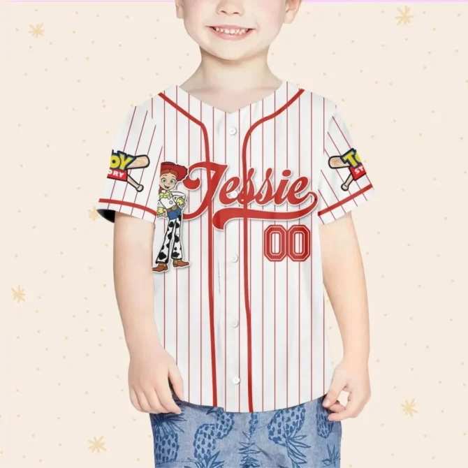 Custom Toy-Themed Baseball Jersey For Kids/Youth/Adults – Add Your Name! - Image 4