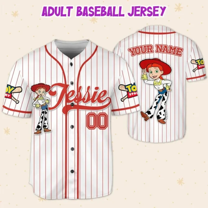 Custom Toy-Themed Baseball Jersey For Kids/Youth/Adults – Add Your Name! - Image 5