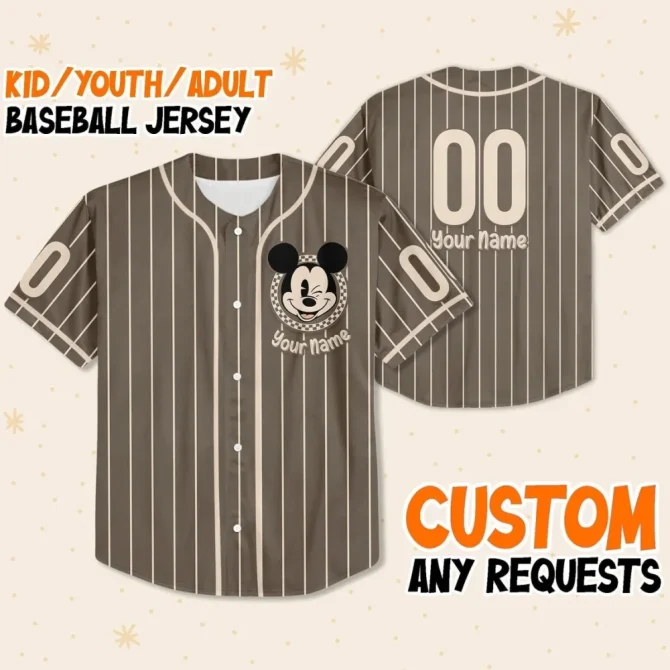 Custom Name Kids/Adult Baseball Jersey - Personalized Sports Shirt For All Ages