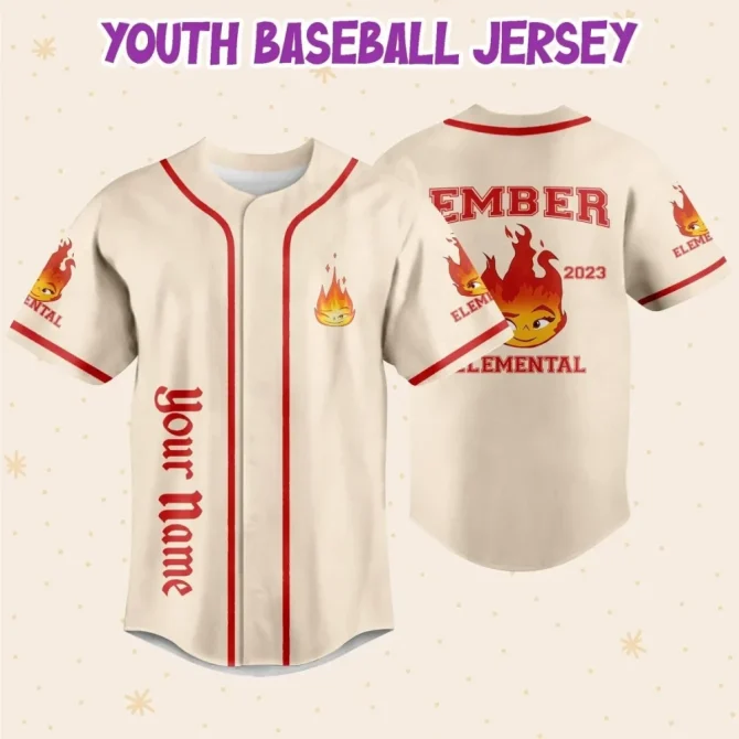 Customizable Baseball Jersey For Kids/Youth/Adults - Personalized Name & Number - Image 5