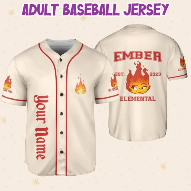 Customizable Baseball Jersey For Kids/Youth/Adults - Personalized Name & Number - Image 6