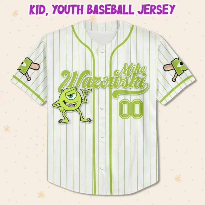 Customizable Kids/Youth/Adult Baseball Jersey - Add Your Name & Favorite Character! - Image 2