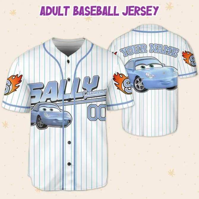 Customizable Sally Baseball Jersey For Kids/Youth/Adults – Add Your Name! - Image 5