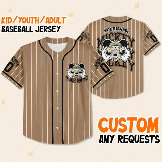 Customizable Kids/Adult Baseball Jersey - Add Your Name & Design Today!