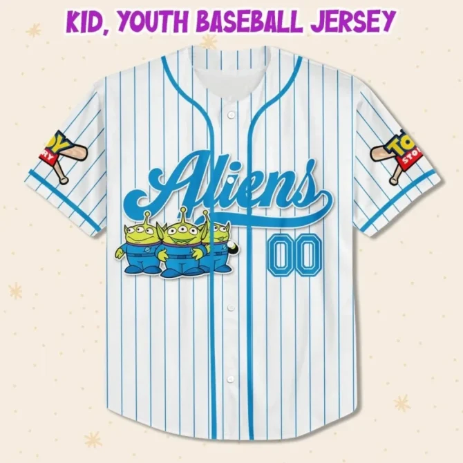 Custom Aliens Baseball Jersey For Kids/Youth/Adults – Personalized Name & Number! - Image 2