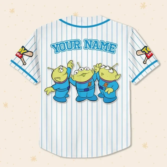 Custom Aliens Baseball Jersey For Kids/Youth/Adults – Personalized Name & Number! - Image 3