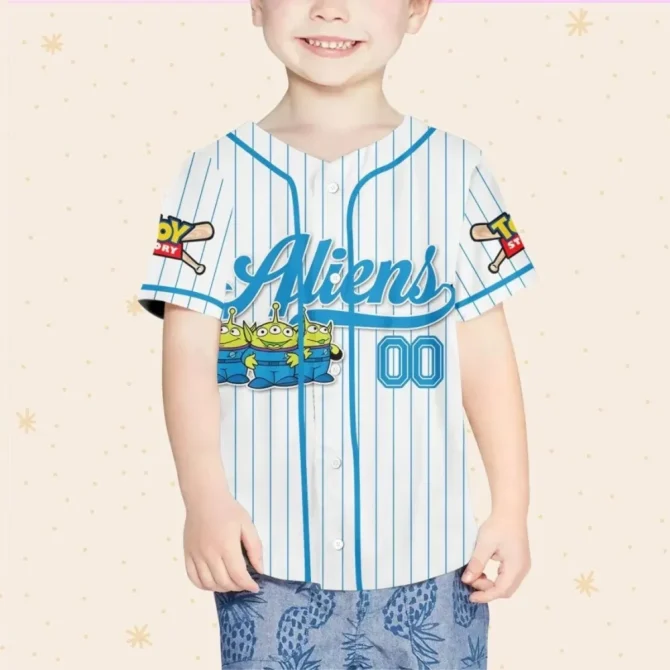 Custom Aliens Baseball Jersey For Kids/Youth/Adults – Personalized Name & Number! - Image 4