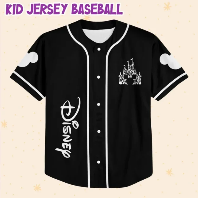 Custom Disney Baseball Jersey For Kids/Youth/Adults – Personalize Name & Number - Image 2