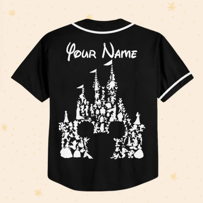 Custom Disney Baseball Jersey For Kids/Youth/Adults – Personalize Name & Number - Image 3