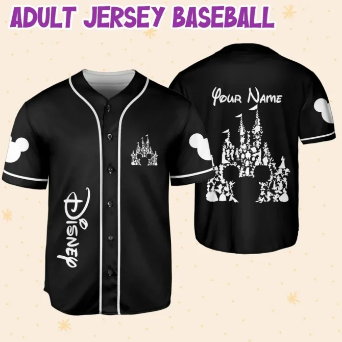 Custom Disney Baseball Jersey For Kids/Youth/Adults – Personalize Name & Number - Image 5