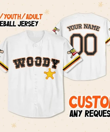 Customizable Kid/Youth/Adult Baseball Jersey - Add Your Name & Number!