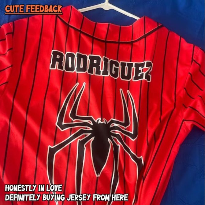 Custom Spider-Man Baseball Jersey For Kids/Adults – Personalized Name & Number - Image 4