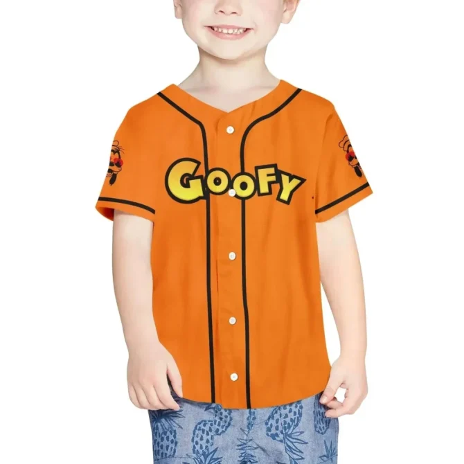 Custom Goofy Baseball Jersey For Kids/Youth/Adults - Personalize With Name & Number! - Image 4