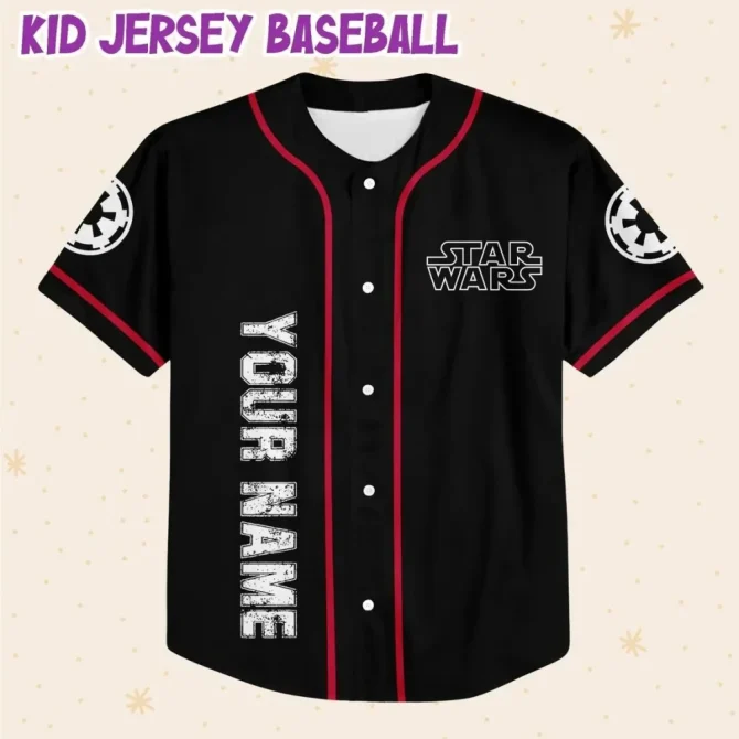 Custom Star Wars Baseball Jersey - Youth/Adult - Add Name & Number - Perfect Gift! - Image 2