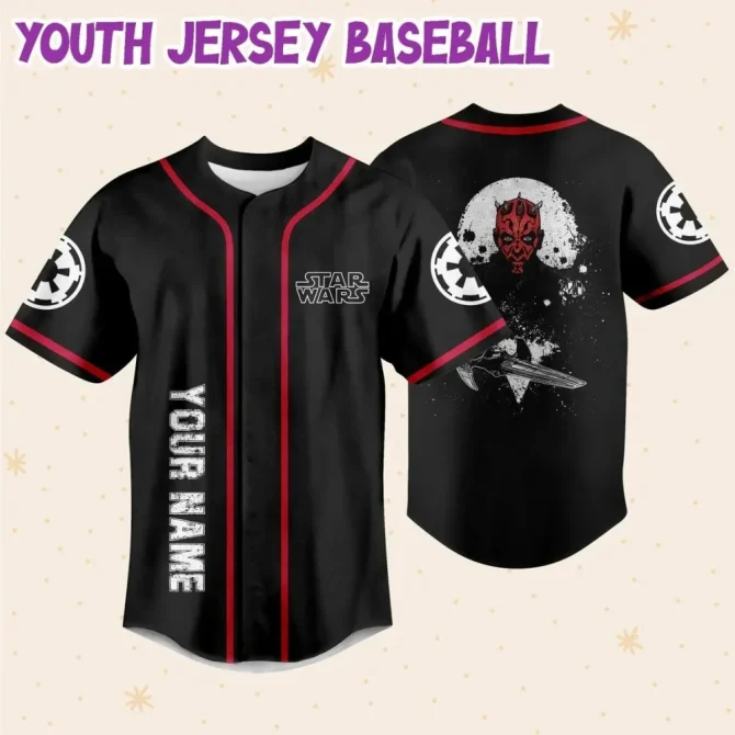 Custom Star Wars Baseball Jersey - Youth/Adult - Add Name & Number - Perfect Gift! - Image 5